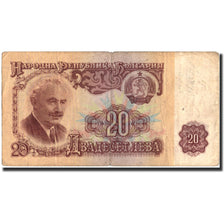 Bulgaria, 20 Leva, 1962, KM:92a, VF(20-25)