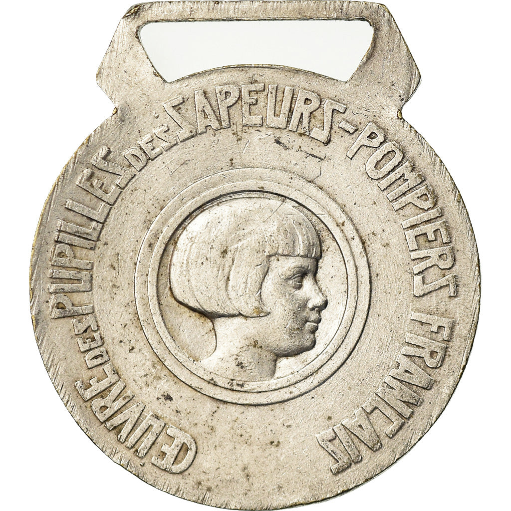 France, Oeuvre des Pupilles des Sapeurs-Pompiers, Médaille, Très bon état