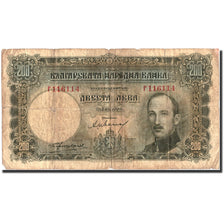 Billet, Bulgarie, 200 Leva, 1929, 1929, KM:50a, TB
