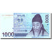 Billete, 1000 Won, Undated (2007), Corea del Sur, KM:54a, Undated, UNC
