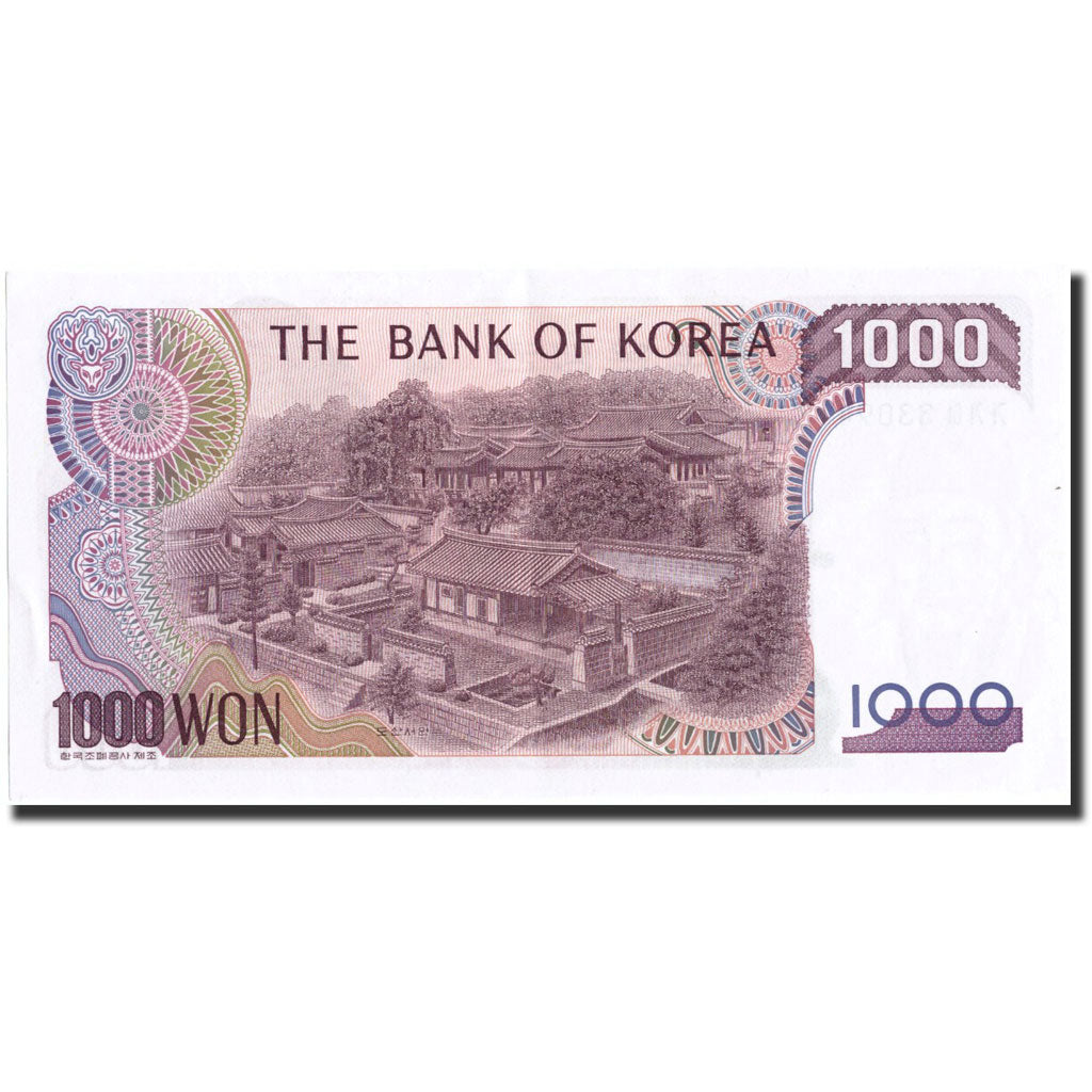 Banknote, South Korea, 1000 Won, Undated (1983), Undated, KM:47, UNC(65-70)