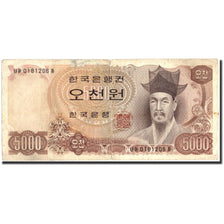 Banknote, South Korea, 5000 Won, Undated (1977), Undated, KM:45, VF(20-25)