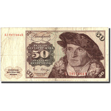 Billet, République fédérale allemande, 50 Deutsche Mark, 1980, 1980-01-02