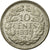 Moneda, Países Bajos, Wilhelmina I, 10 Cents, 1939, EBC+, Plata, KM:163