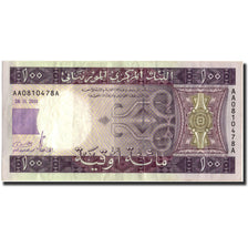 Biljet, Mauritanië, 100 Ouguiya, 2011, 2011-11-28, KM:16, TTB+