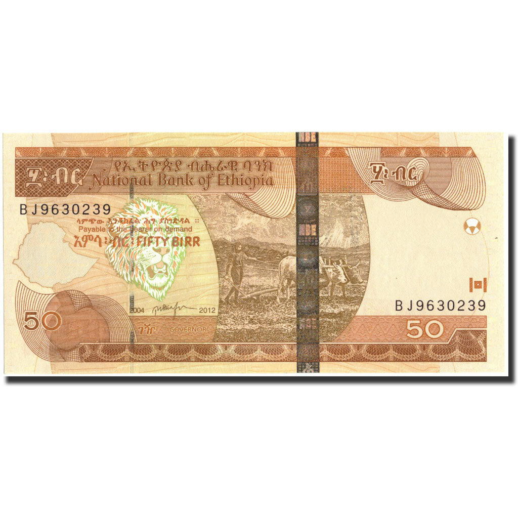 Banconote, Etiopia, 50 Birr, 2012, KM:51e, 2004 2012, FDS