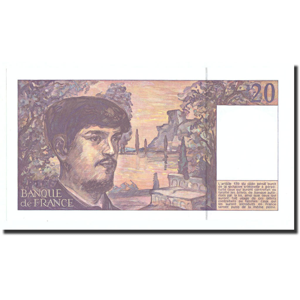 Banknote, France, 20 Francs, 1993, 1993, UNC(65-70), Fayette:66bis.4, KM:151f