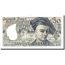 France, 50 Francs, 50 F 1976-1992 ''Quentin de La Tour'', 1991, 1991, KM:152e