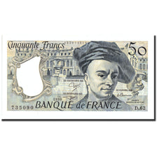Frankreich, 50 Francs, 50 F 1976-1992 ''Quentin de La Tour'', 1990, KM:152e