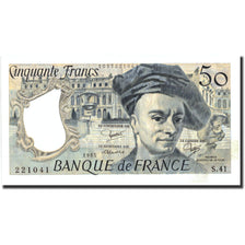 France, 50 Francs, 50 F 1976-1992 ''Quentin de La Tour'', 1985, KM:152b, 1985