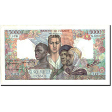 France, 5000 Francs, 5 000 F 1942-1947 ''Empire Français'', 1945, KM:103c