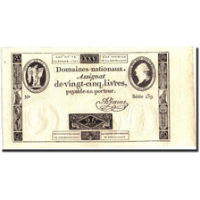 Billet, France, 25 Livres, 1792, 1792-10-24, NEUF, KM:A67