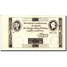 Billet, France, 25 Livres, 1792, 1792-10-24, NEUF, KM:A67