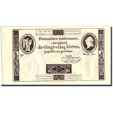Banknote, France, 25 Livres, 1792, 1792-10-24, UNC(65-70), KM:A67