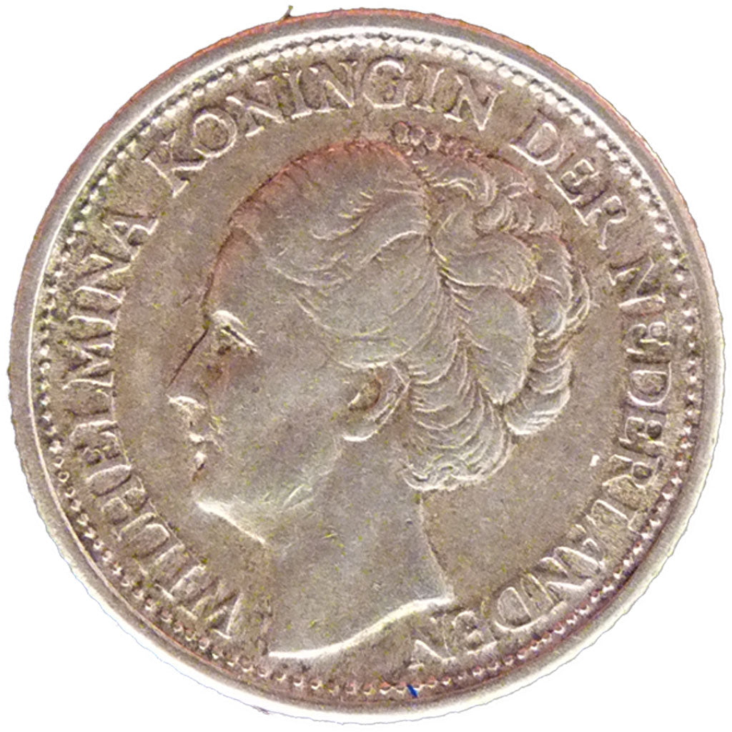Netherlands, 10 Cents, 1944, San Francisco, KM #163, AU(55-58), Silver, 15, 1.40