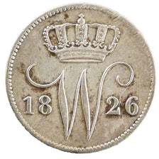Netherlands, 25 Cents, 1826, Brussels, KM #48, EF(40-45), Silver, 21, 4.20