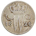 Netherlands, 25 Cents, 1826, Brussels, KM #48, EF(40-45), Silver, 21, 4.20