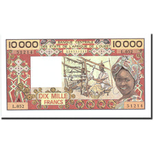 West African States, 10,000 Francs, Undated (1977-92), KM:109Ak, UNC(65-70)