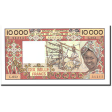 Billet, West African States, 10,000 Francs, Undated (1977-92), Undated