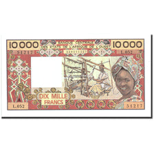 Banknote, West African States, 10,000 Francs, Undated (1977-92), Undated