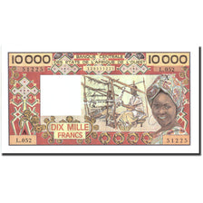 West African States, 10,000 Francs, Undated (1977-92), KM:109Ak, UNC(65-70)