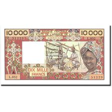 Banknote, West African States, 10,000 Francs, Undated (1977-92), Undated