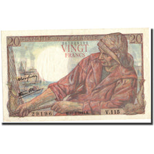 France, 20 Francs, 20 F 1942-1950 ''Pêcheur'', 1944, KM:100a, 1944-02-10