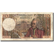 Banknote, France, 10 Francs, 10 F 1963-1973 ''Voltaire'', 1971, 1971-11-05