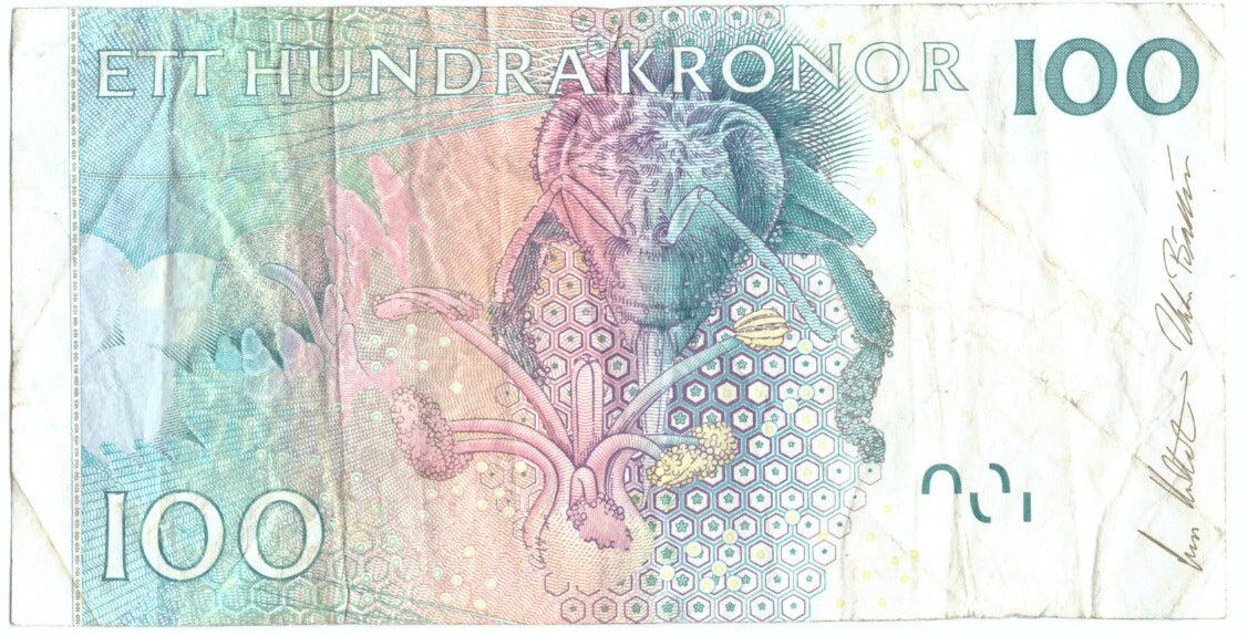 Sweden, 100 Kronor, 1996, 1996, KM:57b, VF(30-35)