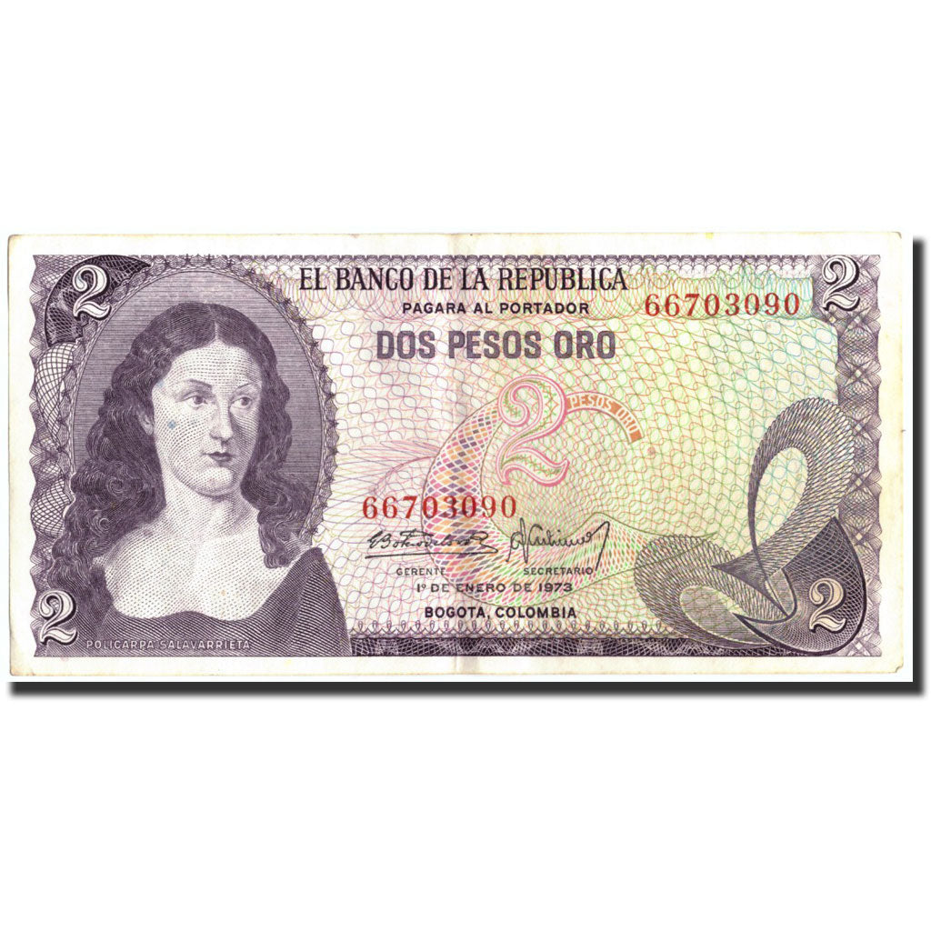 Colombia, 500 Pesos Oro, 1973, 1973-01-01, KM:416a, AU(50-53)