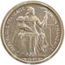 French Polynesia, 1 Franc, 1949, MS(65-70), Bronze-Nickel, Lecompte #17, 5.20