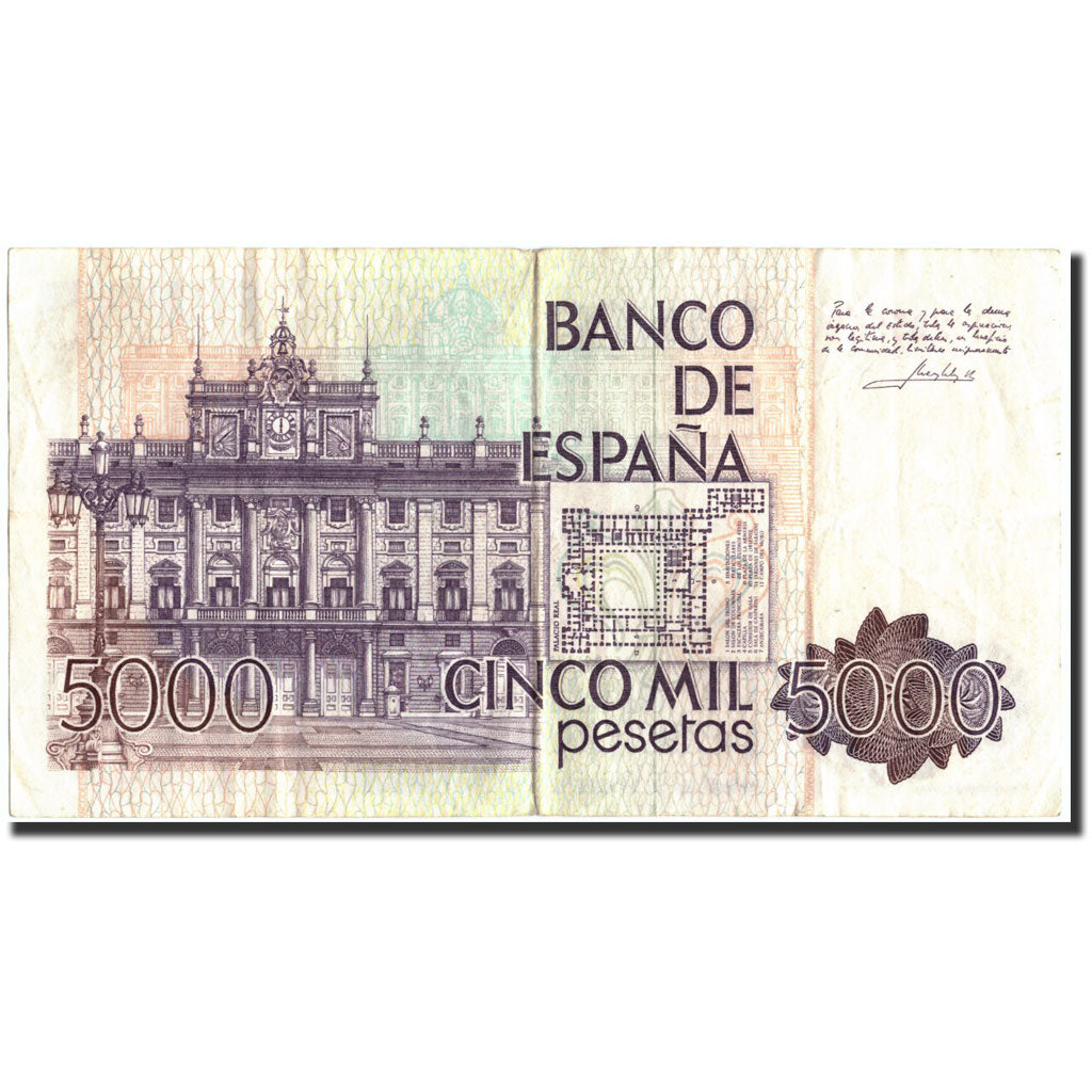 Banknote, Spain, 5000 Pesetas, 1979, 1979-10-23, KM:160, EF(40-45)