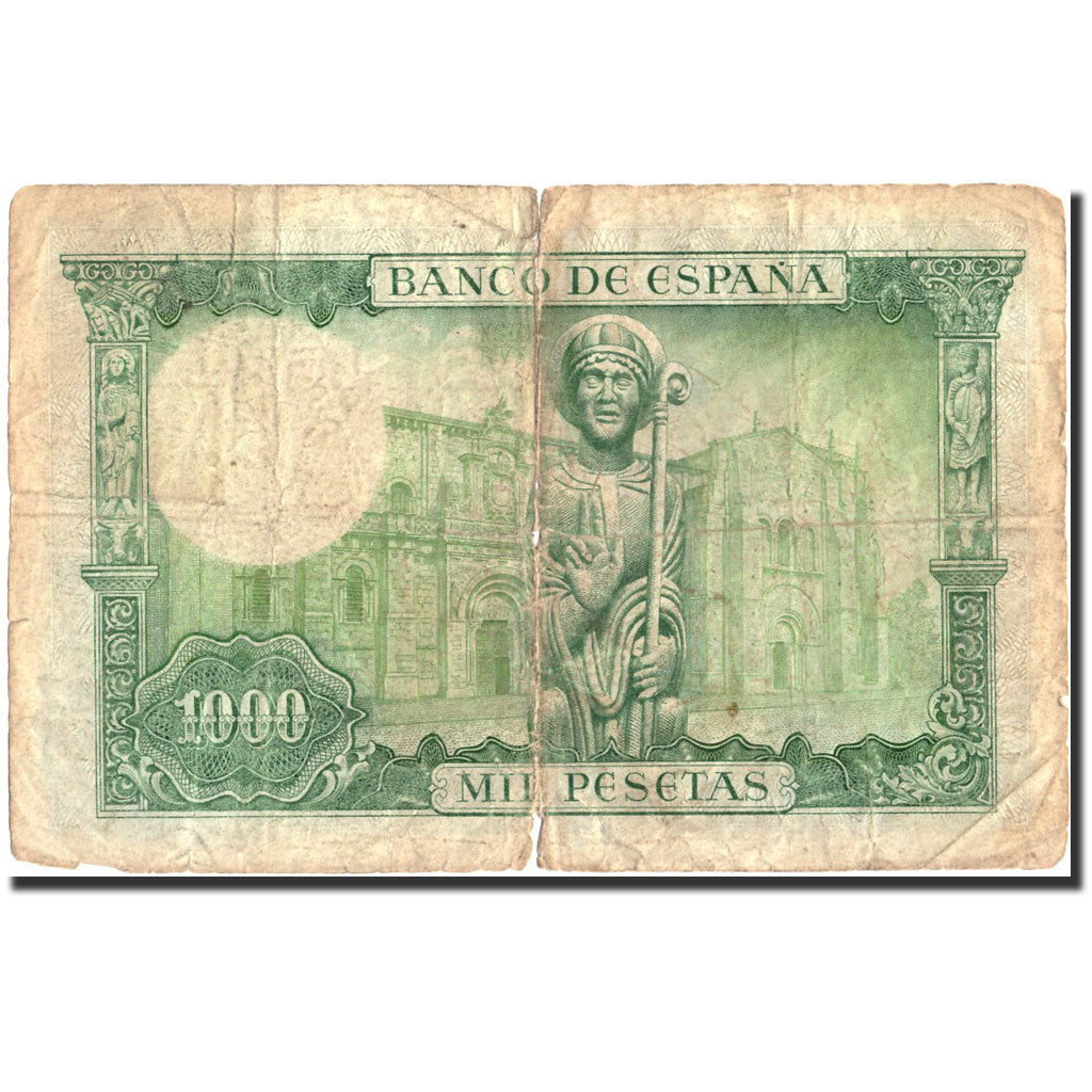Spain, 1000 Pesetas, 1965, KM:151, 1965-11-19, VG(8-10)