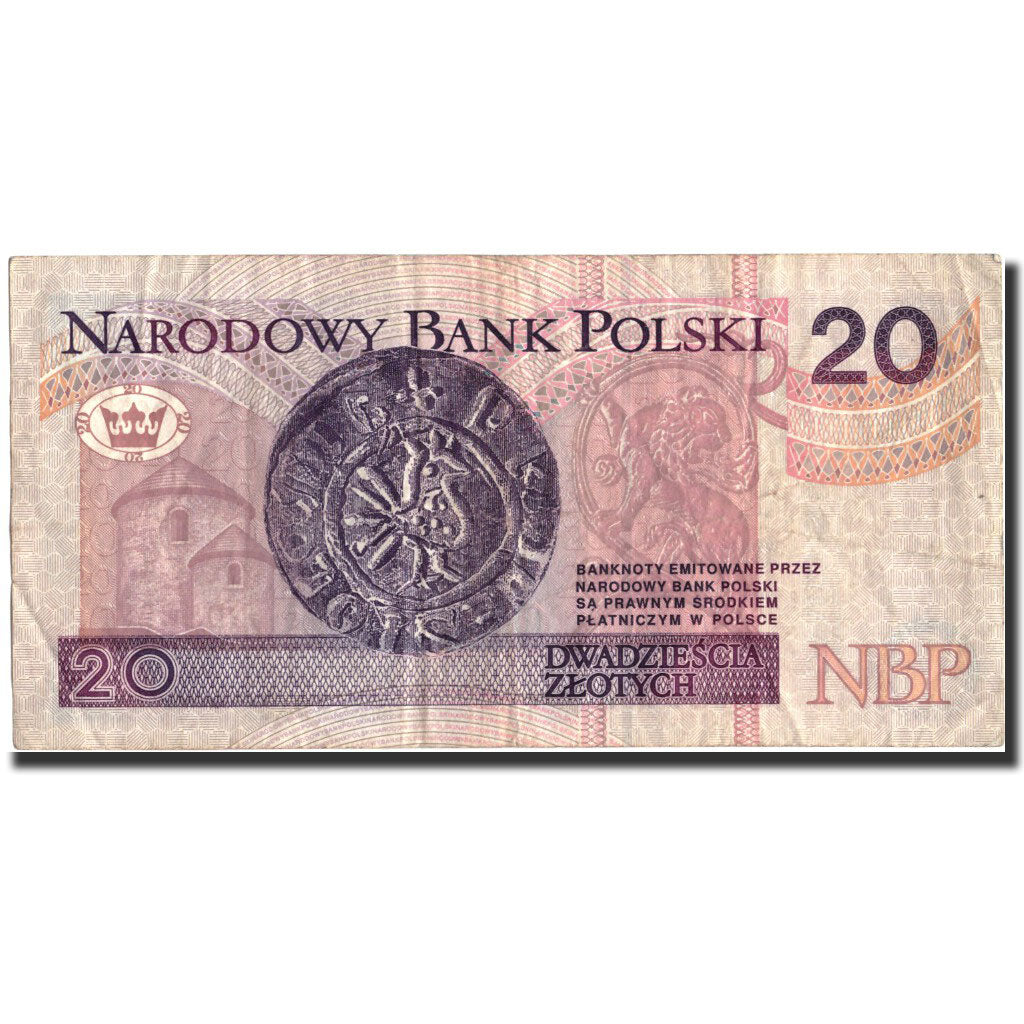 Poland, 20 Zlotych, 1994, 1994-03-25, KM:174a, AU(50-53)