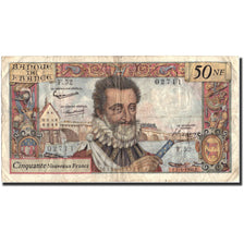 France, 50 Nouveaux Francs, 50 NF 1959-1961 ''Henri IV'', 1960, KM:143a