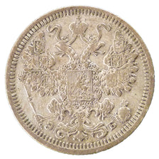 Russia, 15 Kopeks, 1908, Saint-Pétersbourg, AU(50-53), Silver, 2.50