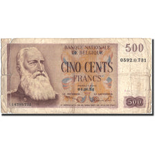 Banknote, Belgium, 500 Francs, 1952, 1952-06-04, KM:130a, VG(8-10)