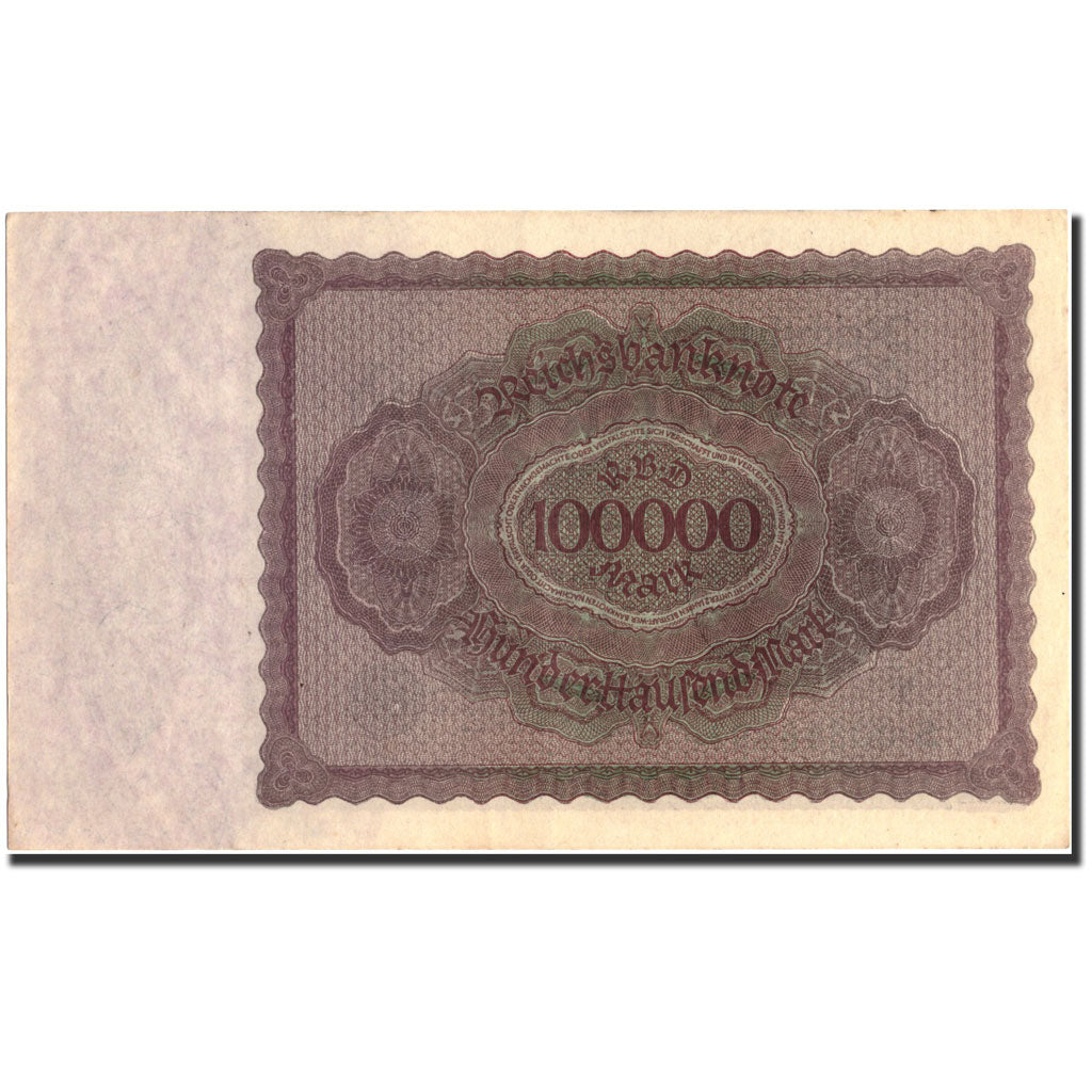 Banknote, Germany, 100,000 Mark, 1923, 1923-02-01, KM:83b, AU(55-58)