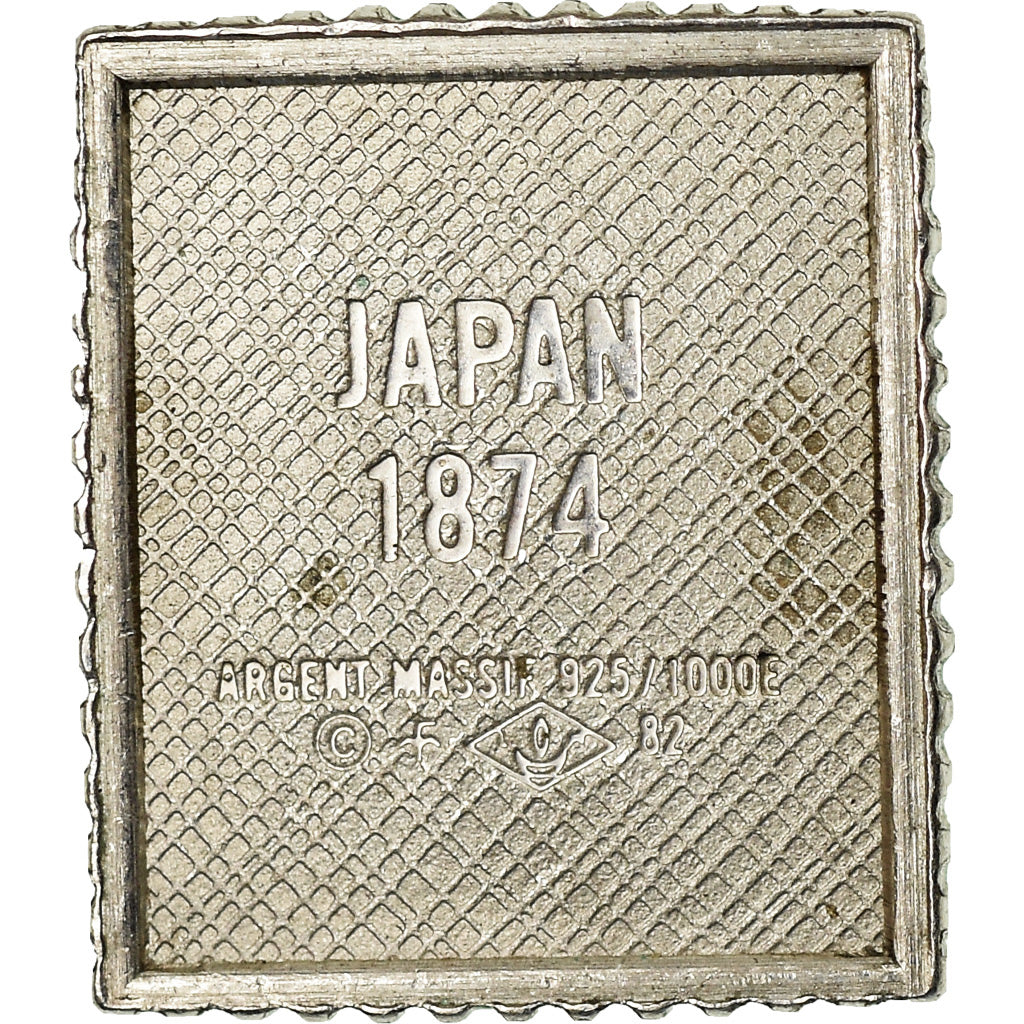 Japan, Medal, Timbre, 20 Sen, 1982, AU(55-58), Silver