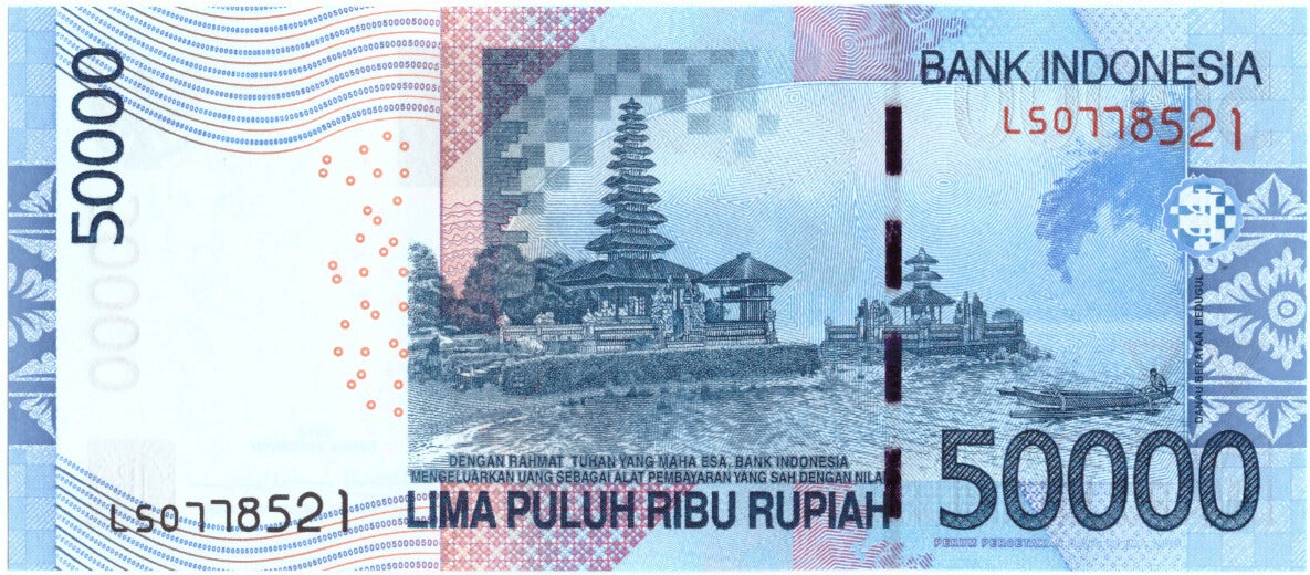 Banknote, Indonesia, 50,000 Rupiah, 2013, 2013, KM:152a, UNC(64)