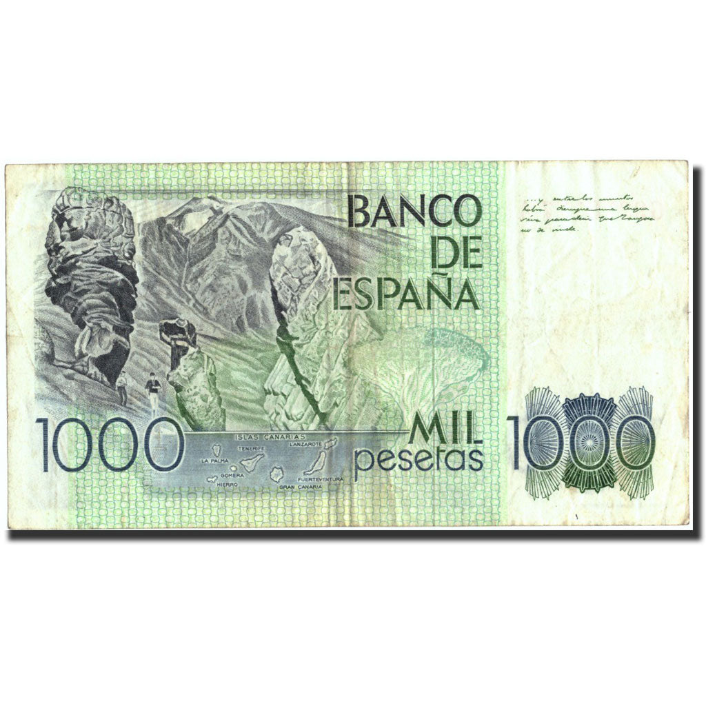 Banknote, Spain, 1000 Pesetas, 1979, 1979-10-23, KM:158, EF(40-45)