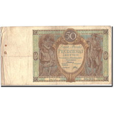 Biljet, Polen, 50 Zlotych, 1929, 1929-09-01, KM:71, B