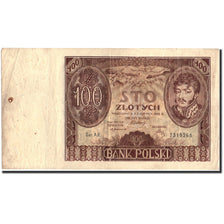 Billet, Pologne, 100 Zlotych, 1932, 1932-06-02, KM:74a, TB