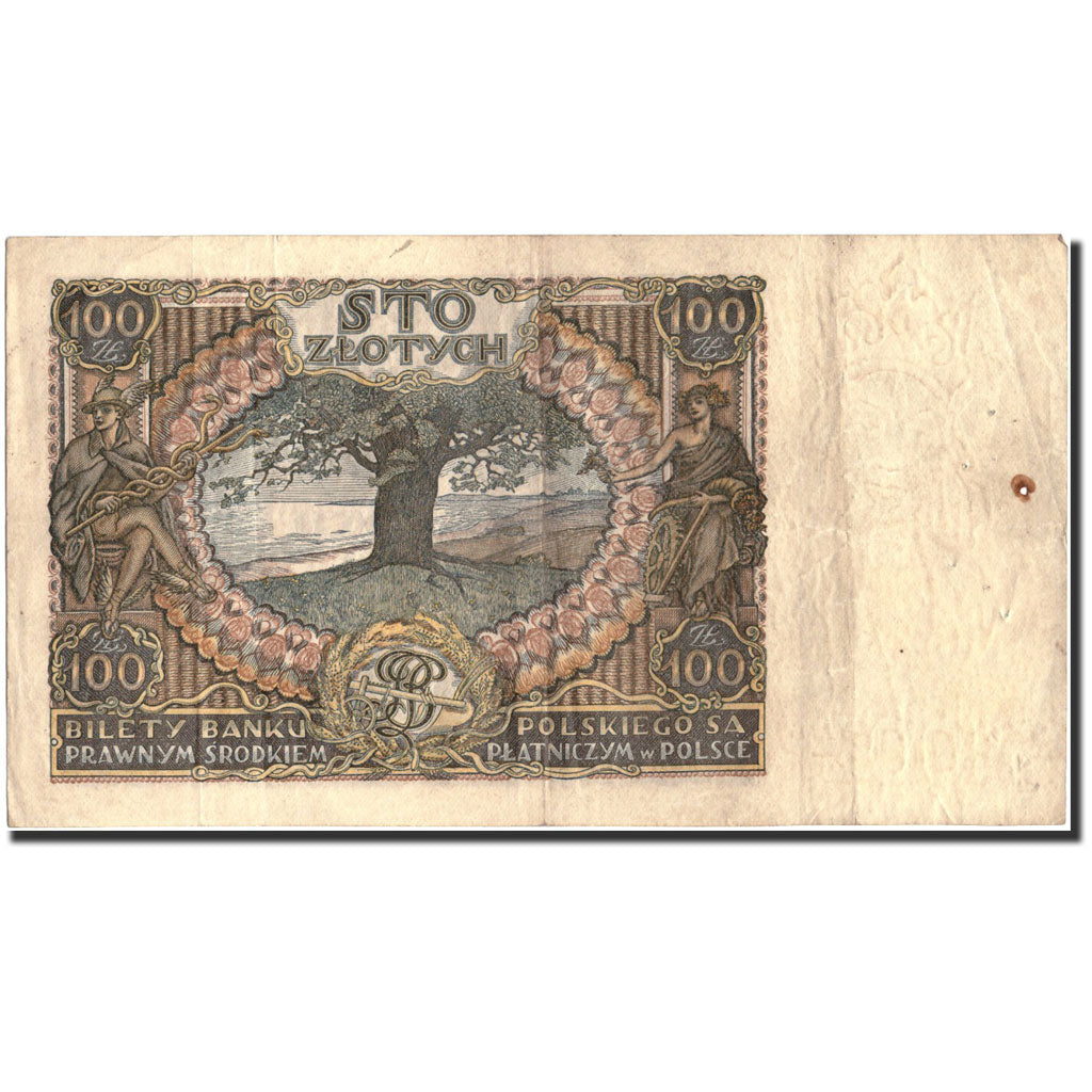 Billet, Pologne, 100 Zlotych, 1932, 1932-06-02, KM:74a, TB