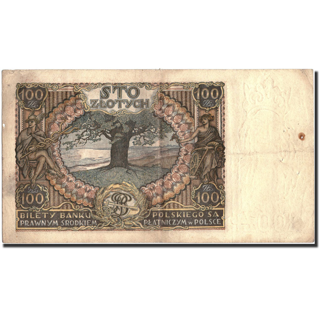 Banconote, Polonia, 100 Zlotych, 1932, KM:74a, 1932-06-02, MB