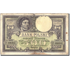 Billet, Pologne, 500 Zlotych, 1919, 1919-02-28, KM:58, B