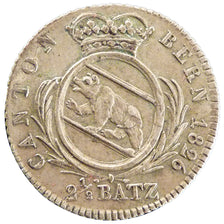 Switzerland, 2 1/2 Batzen, 1826, KM #195.1, AU(50-53), Billon, 2.10