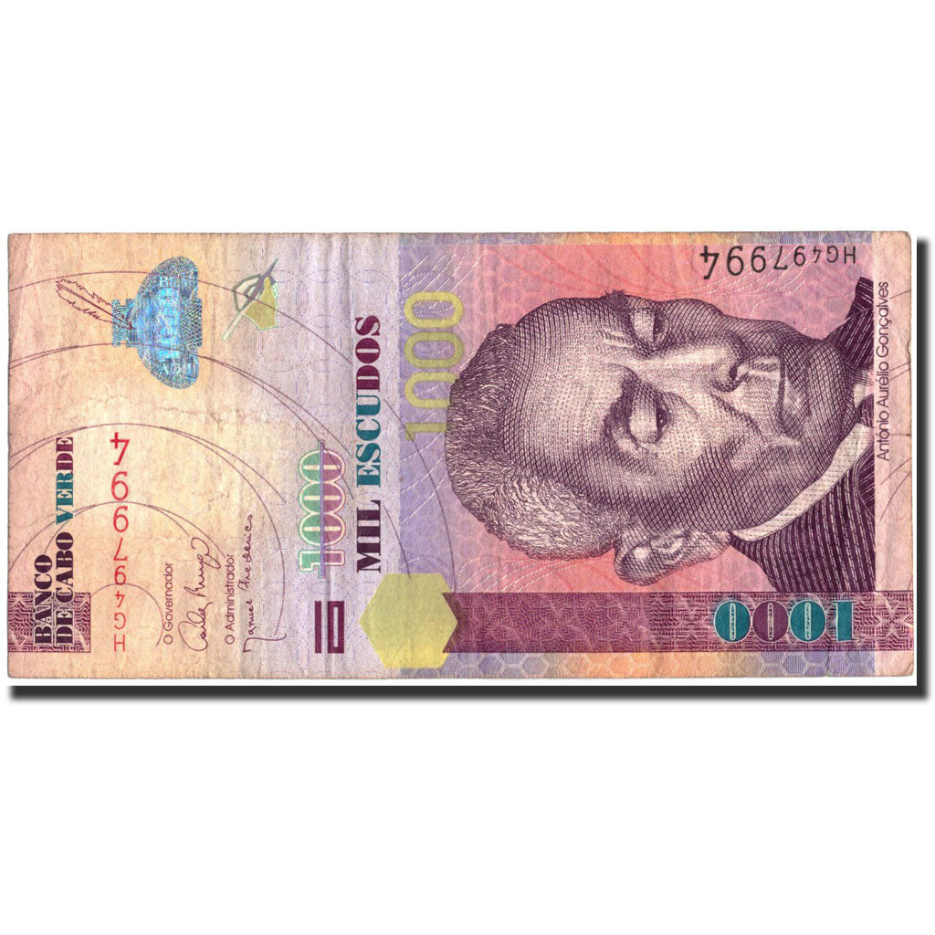 Banconote, Capo Verde, 1000 Escudos, 2007, KM:70a, 2007-09-25, MB+