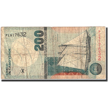Biljet, Kaapverdië, 200 Escudos, 2005, 2005-01-20, KM:68a, TB