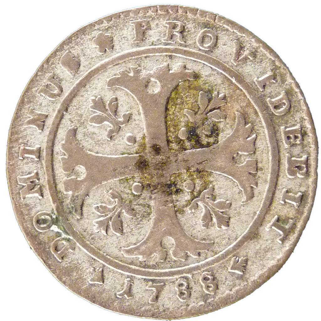 SWISS CANTONS, 1/2 Batzen, 1788, KM #91, VF(20-25), Billon, 23, 1.90